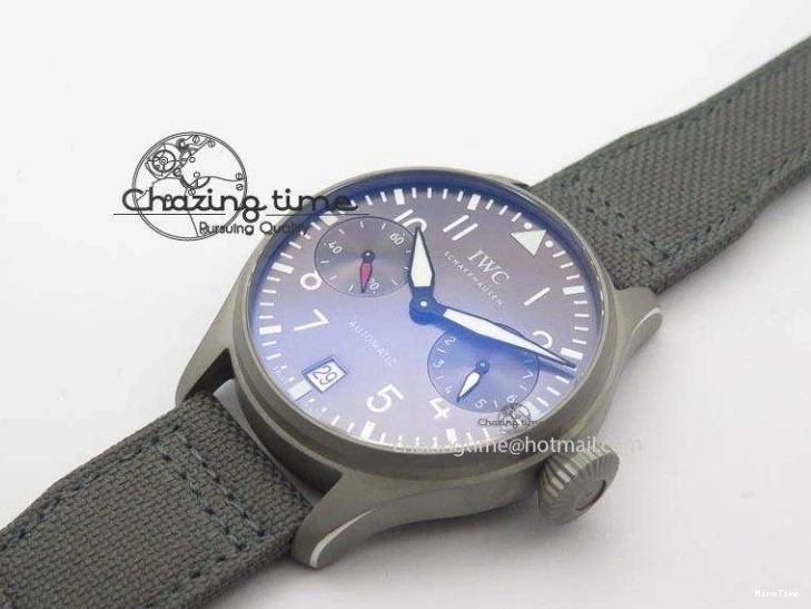 MIROTIME 0109 SunProtective Big Pilot Real PR IW500910 “Patrouille Suisse” ZF 1:1 Best Edition On Gray Nylon Strap 7278